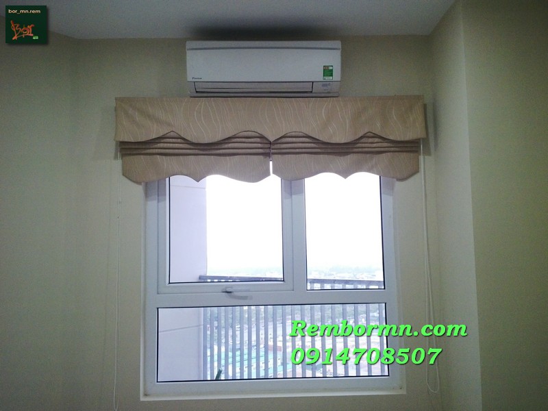 rèm roman vải sóng