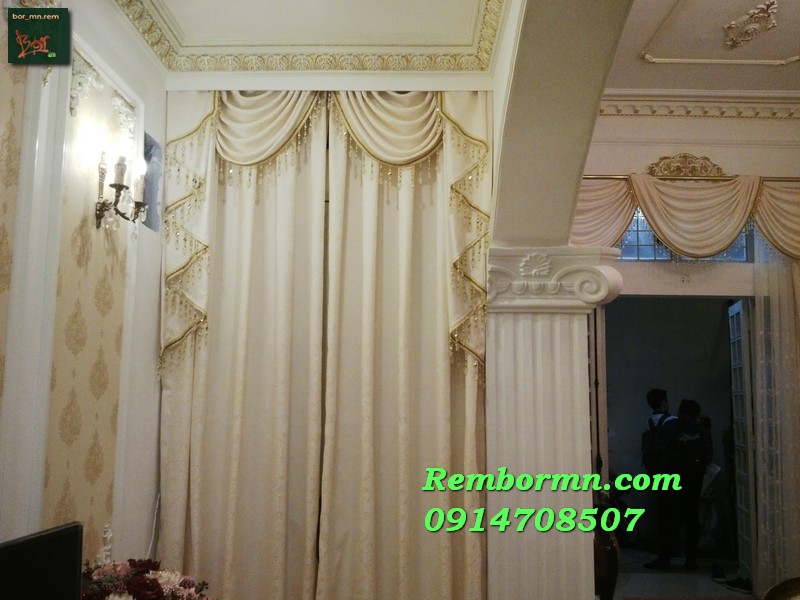 rèm cổ điển tân thời rèm cổ điển