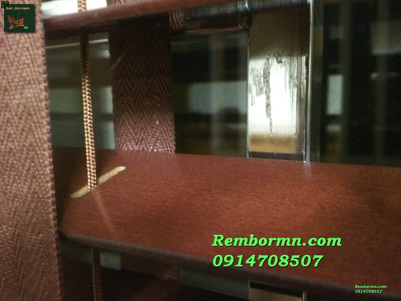 rèm sáo gỗ nâu