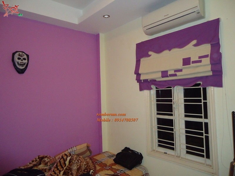 Rèm romance phối màu
