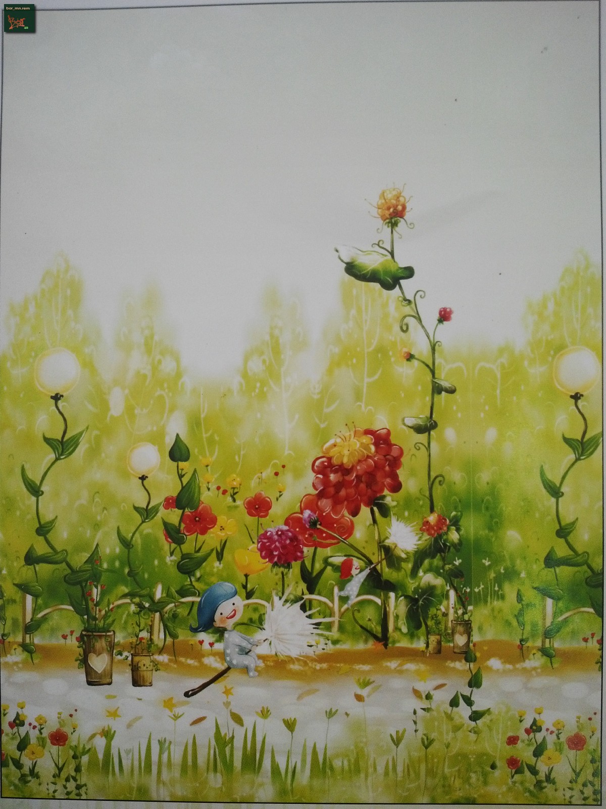 rèm cuốn in tranh rèm cuốn tranh