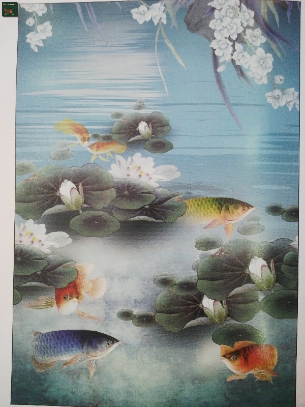 rèm cuốn in tranh rèm cuốn tranh