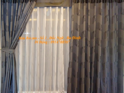 Rèm gấm lỳ thô cao cấp 