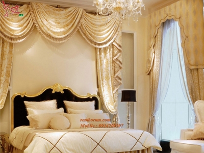 Rèm cổ điển phù hợp cho các nhà biệt thự